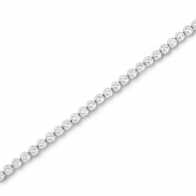 White Gold Diamond Tennis Bracelet 2.74ct TDW